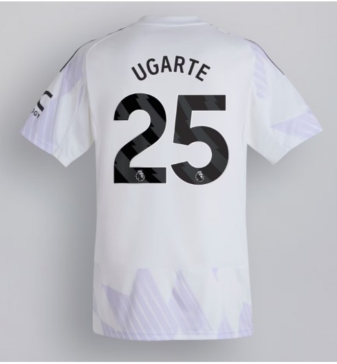 Manchester United Manuel Ugarte #25 Venkovní Dres 2025-26 Krátký Rukáv Manchester United Manuel Ugarte #25 Venkovní Dres 2025-26 Krátký Rukáv